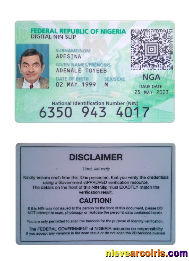 Nigeria digital ID card 2023-present